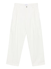 pleated wide-leg trousers